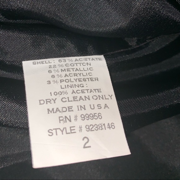 Shoshanna Silver Metallic Dress Size 2 - Picture 4 of 4